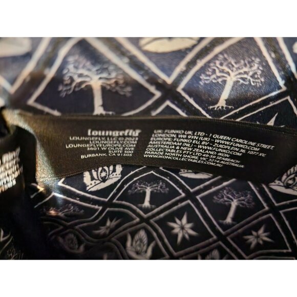 Loungefly Lord Of The Rings White Tree of Gondo Mini Backpack Embroidered Rare - Picture 12 of 13
